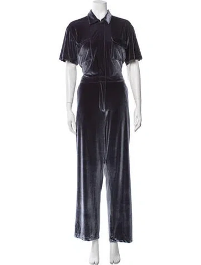 Pre-owned Rivet Utility Jumpsuit In Grey