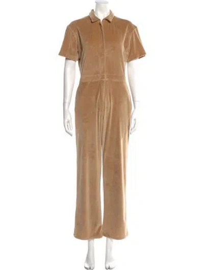 Pre-owned Rivet Utility Jumpsuit In Neutral