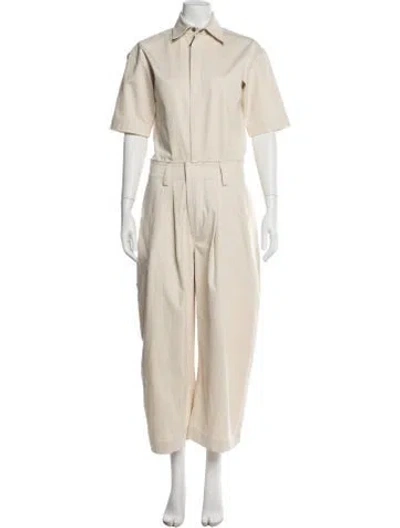 Pre-owned Rivet Utility Jumpsuit In Neutral
