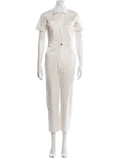 Pre-owned Rivet Utility Jumpsuit In Neutral
