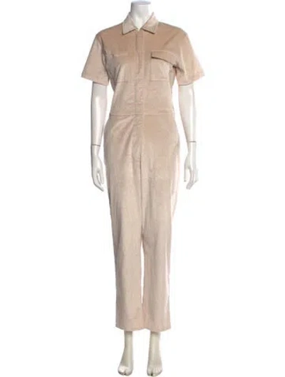 Pre-owned Rivet Utility Jumpsuit In Neutral