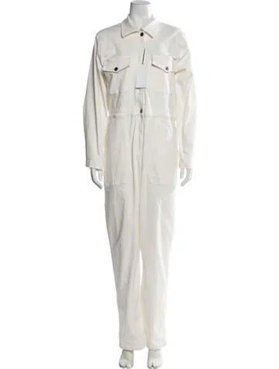 Pre-owned Rivet Utility Jumpsuit In Neutrals
