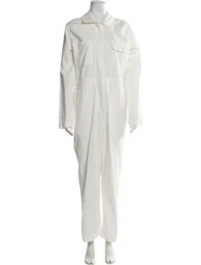 Pre-owned Rivet Utility Jumpsuit In Neutrals