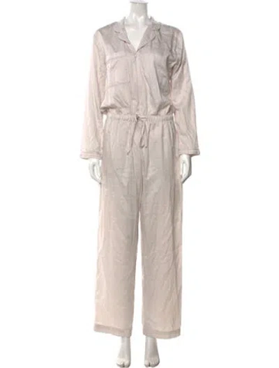 Pre-owned Rivet Utility Jumpsuit In Neutrals