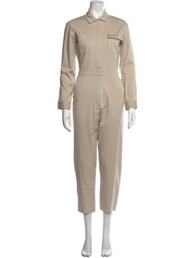 Pre-owned Rivet Utility Jumpsuit In Neutrals