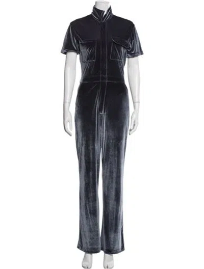 Pre-owned Rivet Utility Jumpsuit W/ Tags In Blue