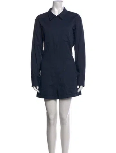 Pre-owned Rivet Utility Jumpsuit W/ Tags In Blue