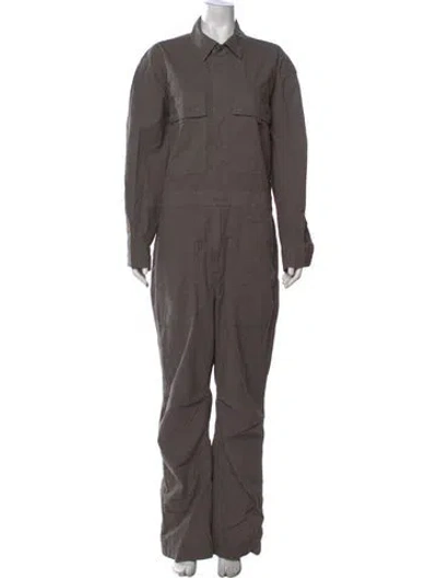 Pre-owned Rivet Utility Jumpsuit W/ Tags In Gray