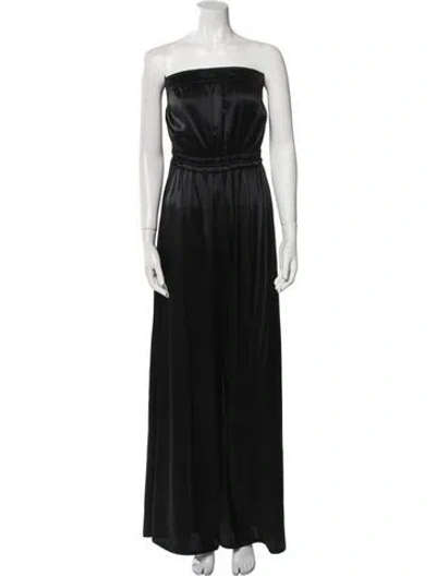 Pre-owned Rivet Utility Strapless Jumpsuit W/ Tags In Black