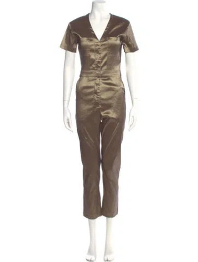 Pre-owned Rivet Utility V-neck Jumpsuit