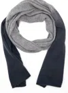 Riviera® Cashmere Riviera Cashmere - Men's Scarf Black/grey 102td Gri