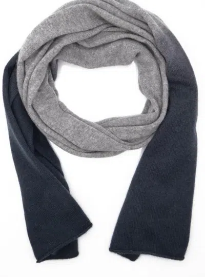 Riviera® Cashmere Riviera Cashmere - Men's Scarf Black/grey 102td Gri