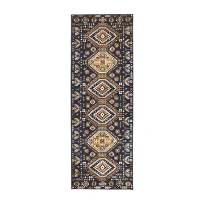 Riviera Home Eden Tradition Hand Tufted Rectangular Accent Indoor Rugs In Blue