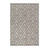 Riviera Home Grey Pattern Rectangular Accent Indoor Rugs In Gray