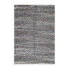 Riviera Home Rayon Chenille Woven Rectangular Accent Indoor Rugs In Gray