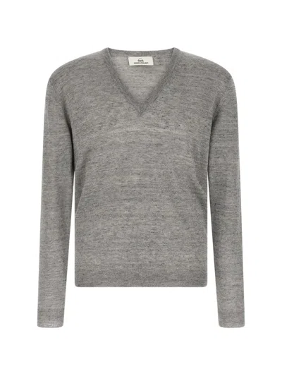 Riviera® Melange V-neck Sweater In Gray