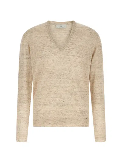 Riviera® Melange V-neck Sweater In Brown
