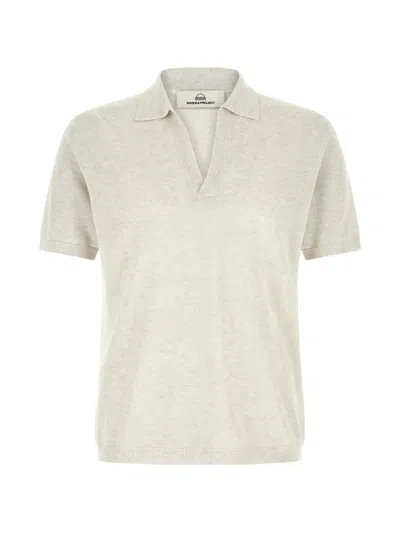 Riviera® Open Collar Polo Shirt In Neutral