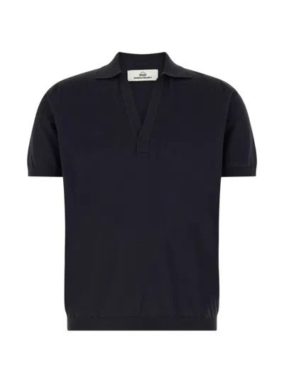 Riviera® Open-collar Short-sleeve Polo Shirt In Blue