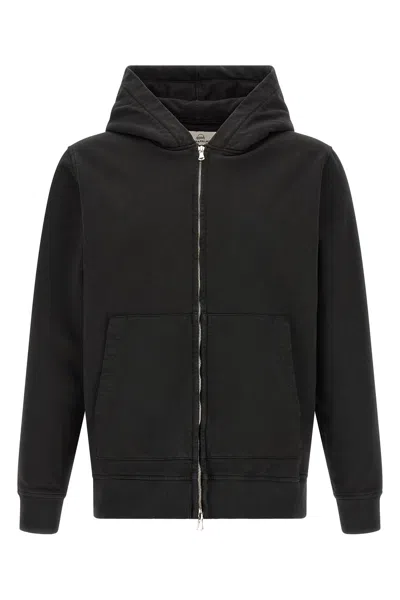 Riviera Project Cotton Hoodie In Black