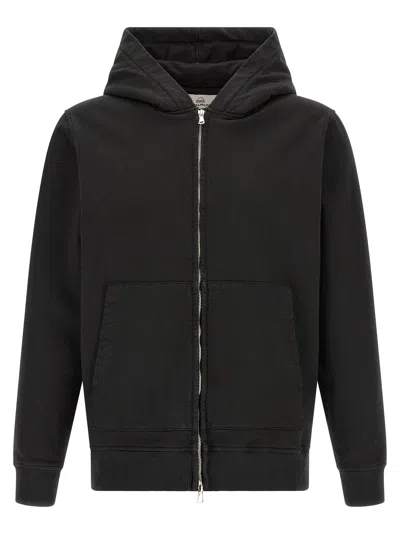 Riviera Project Cotton Hoodie In Black