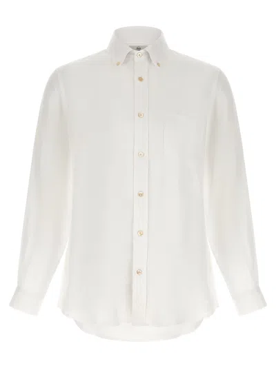 Riviera Project Linen Shirt In White