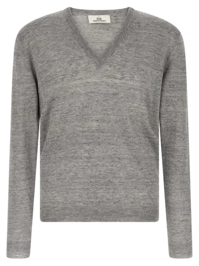 Riviera Project Men's Linen And Silk Sweater In Gray