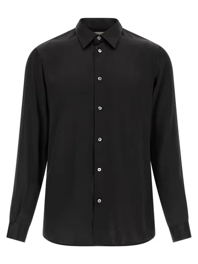 Riviera Project Silk Shirt In Black