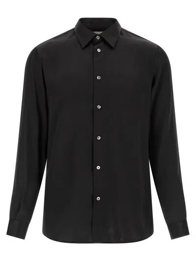 Riviera Project Silk Shirt In Black