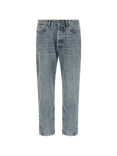 Riviera® Stone-washed Tapered-leg Jeans In Blue