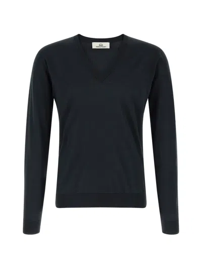 Riviera® V-neck Cuffed Sweater In Blue
