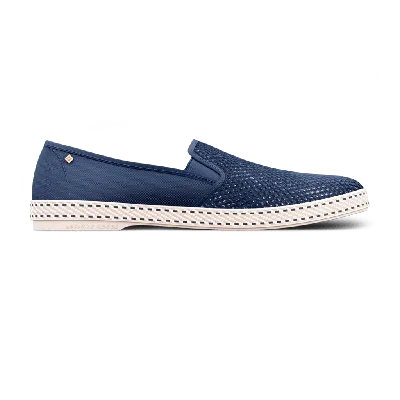 Rivieras Classic Canvas & Mesh Slip-on Loafer