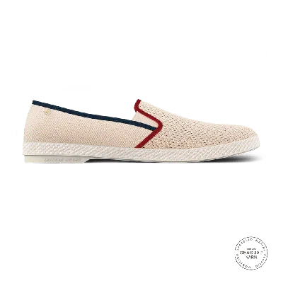 Rivieras Classic Canvas & Mesh Slip-on Loafer In Blue