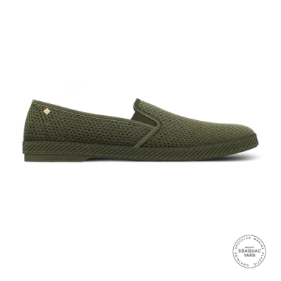 Rivieras Classic Mesh Slip-on Loafer In Green
