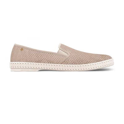 Rivieras Classic Suede Slip-on Loafer In Brown