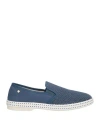 Rivieras Man Espadrilles Navy Size 8 Textile Fibers In Blue