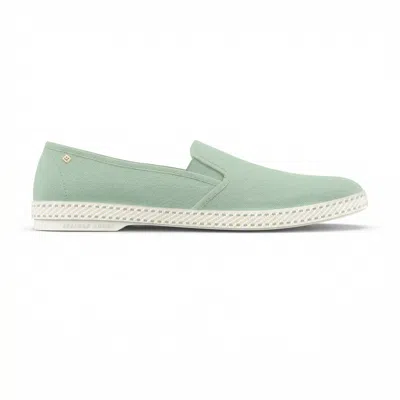 Rivieras Women's Classic Mint Green Canvas In Gray