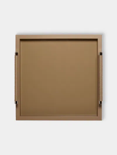 Riviere Diana Lacquered Wood Tray (18in/46cm)