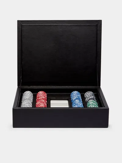 Riviere Eva Woven Leather Poker Case  Abask Luxury Gift In Adult