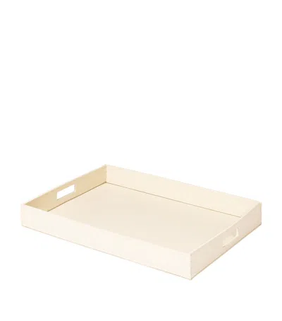 Riviere Leather Barcelona Tray In Multi
