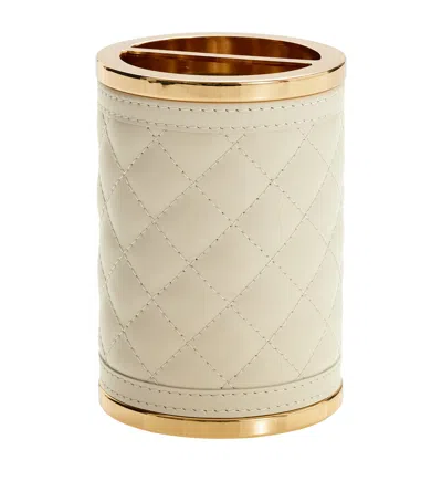 Riviere Quilted Toothbrush Holder In Multi