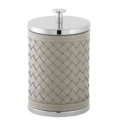 Riviere Round Storage Container In Gray