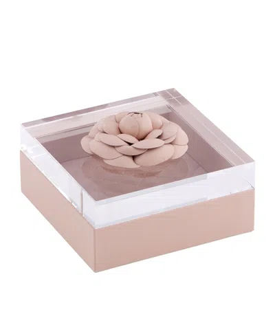 Riviere Small Quilted Box In Pink