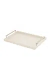 Riviere Woven Tray In Ivory