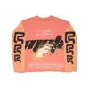 Rivington Roi Rebis All Things New Enemy Long Sleeve Tee In Orange