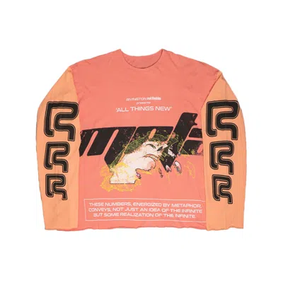 Rivington Roi Rebis All Things New Enemy Long Sleeve Tee In Orange