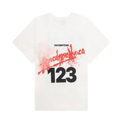 Pre-owned Rivington Roi Rebis Apocalypse Nunca Short-sleeve Tee 'white' | Men's Size M