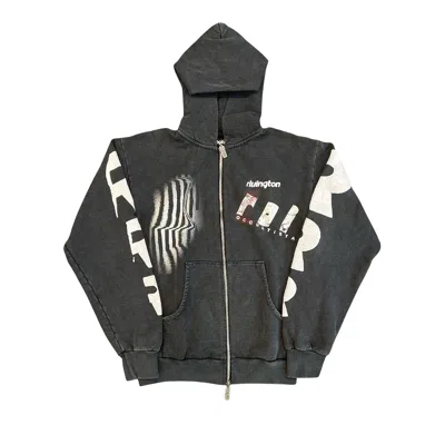 Pre-owned Rivington Roi Rebis Apocrypha Pious Zip Hoodie 'mechanic Black' | Men's Size Xxl