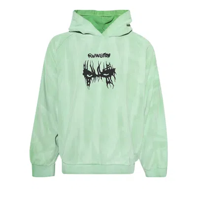 Pre-owned Rivington Roi Rebis Bad Eyes Hoodie 'heiro Green' | Men's Size M