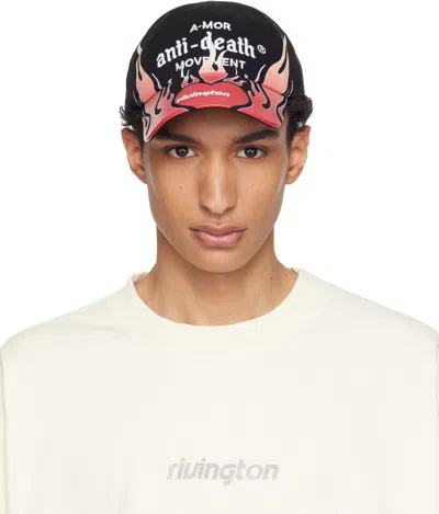 Rivington Roi Rebis Black & Red 'anti-death' Cap